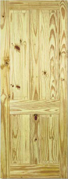 4 Panel Knotty Pine Internal Door